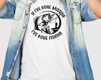 Gone Fishing SVG, Funny Fishing Quote, Father's Day Gift (Digital Download)