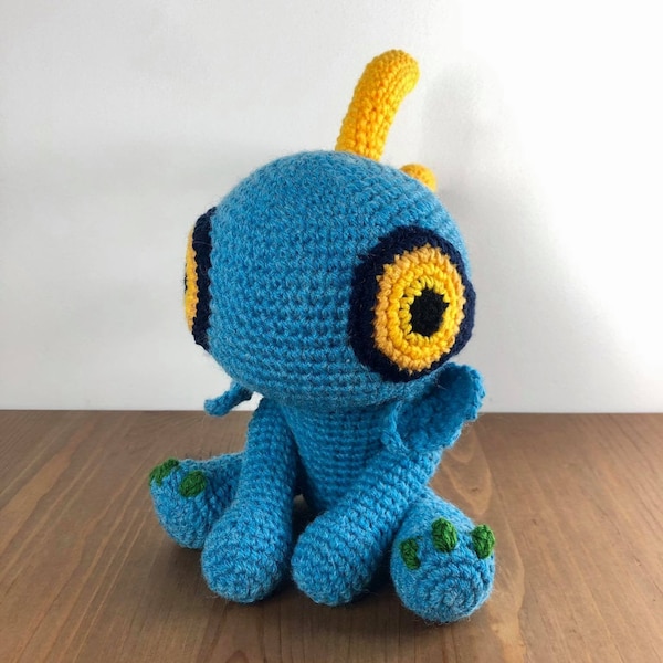 Murky the Murloc toy amigurumi crochet PATTERN for World of Warcraft