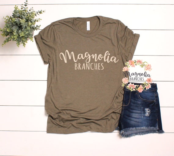 Bella And Canvas 3001 Unisex Heather Olive Tshirt Flat Lay Etsy