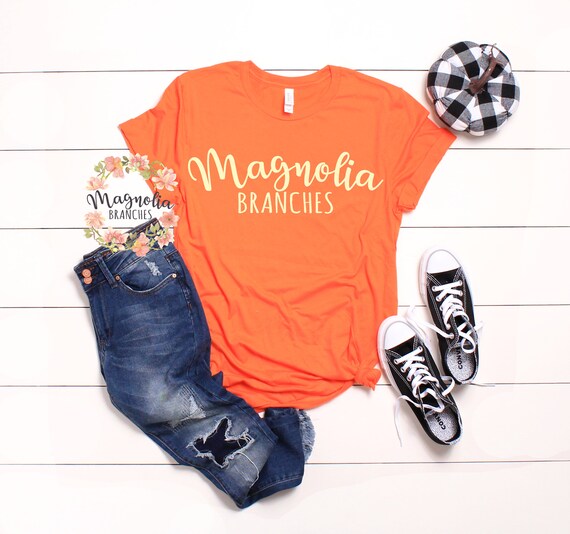 Bella And Canvas 3001 Unisex Orange T Shirt Shirt Shirt Flat Etsy