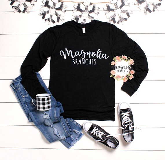 Bella And Canvas 3501 Unisex Black Slub Long Sleeved Tshirt Etsy