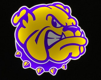 Western Illinois University Rocky LED Neon Light Box - 9" W x 9" H x 1.375" D - Officially CLC Licensed - Leathernecks - WIU