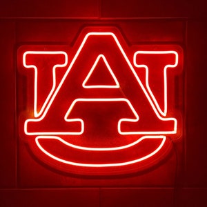 Auburn University Tigers LED Neon Sign - 19.5" W x 17.3" H - Officially CLC Licensed - Aubie - War Eagle - Monster Moose, LLC.