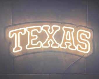 University of Texas at Austin Arch LED Neon Sign - 23" W x 8.8" H - Officially CLC Licensed - Hook Em Horns - Longhorns