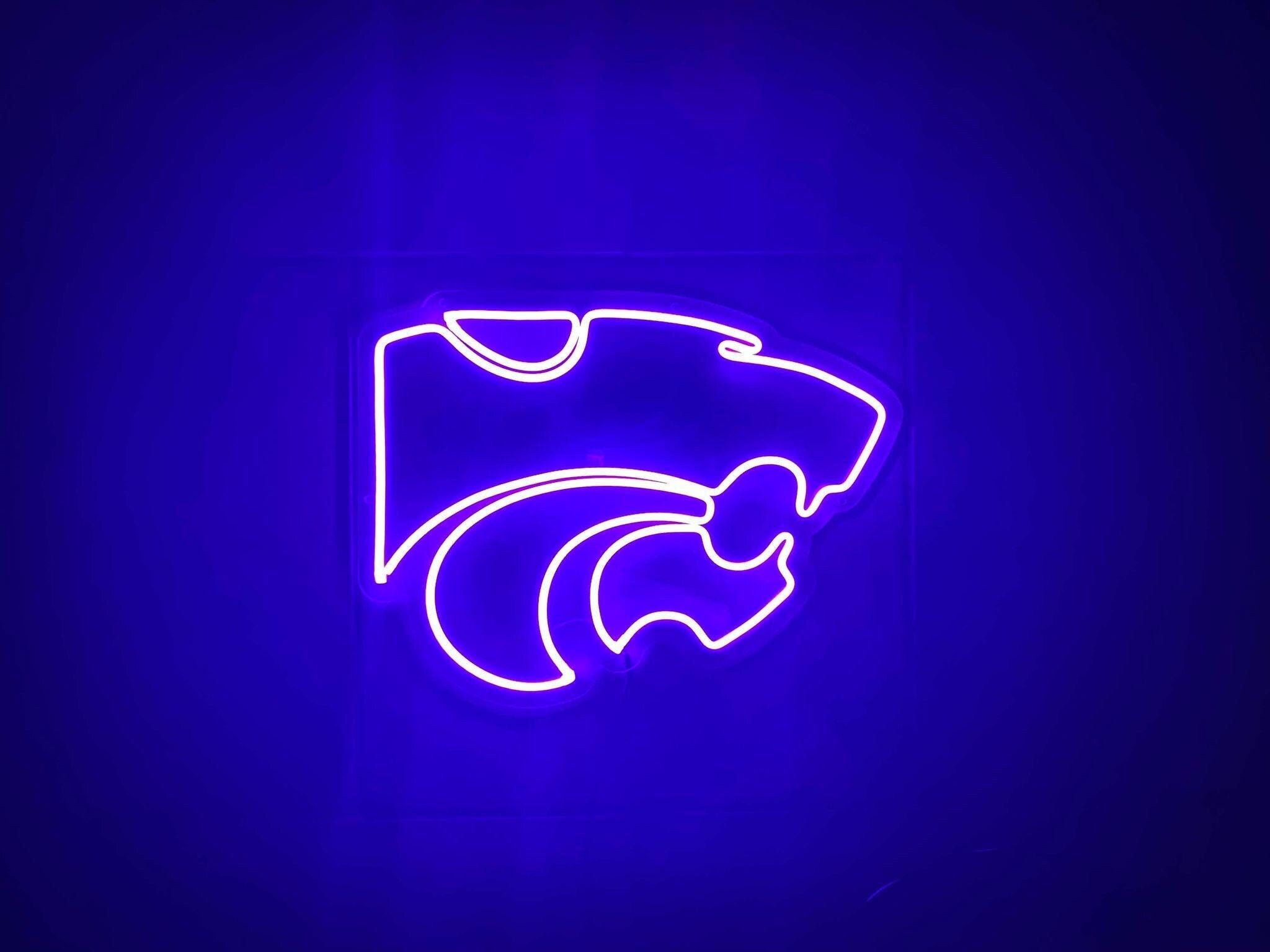 Kansas State University Powercat LED Neon Sign - 19.5