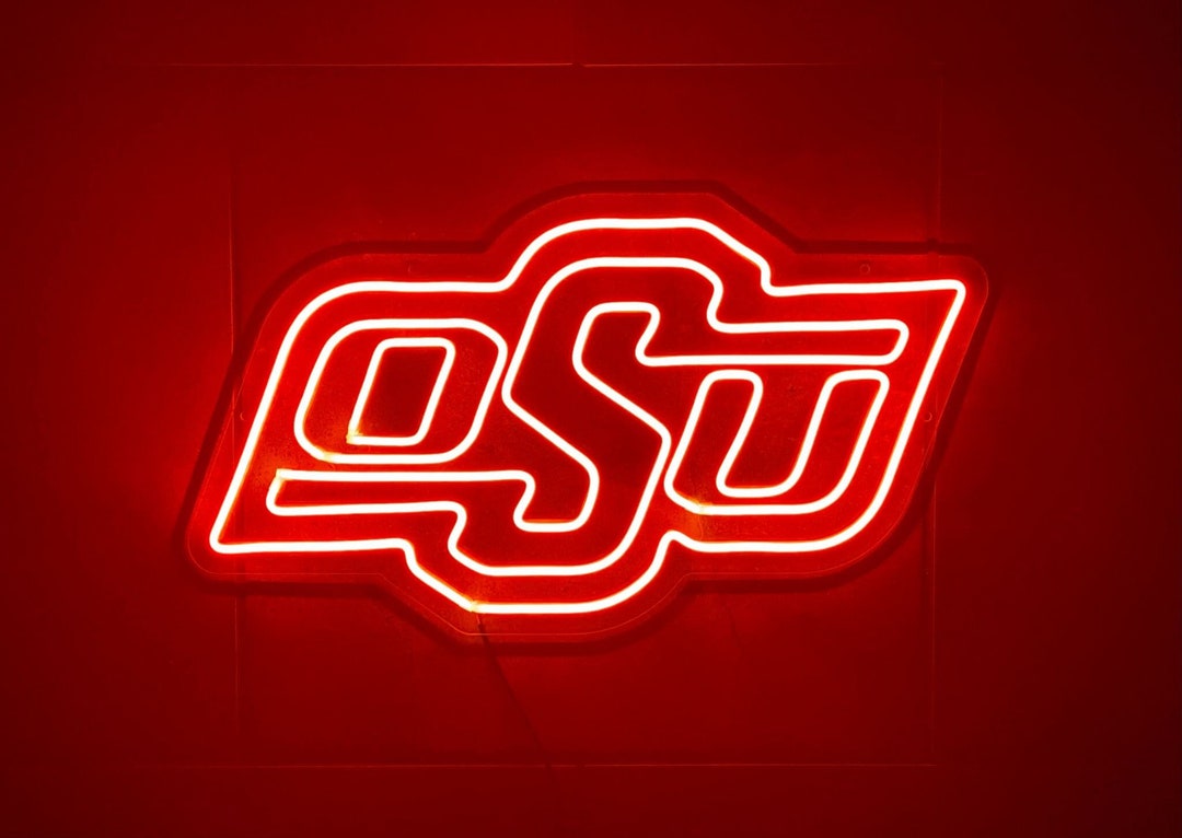 Oklahoma State University OSU LED Neon Sign 23 W X 12.8 H Official OSU