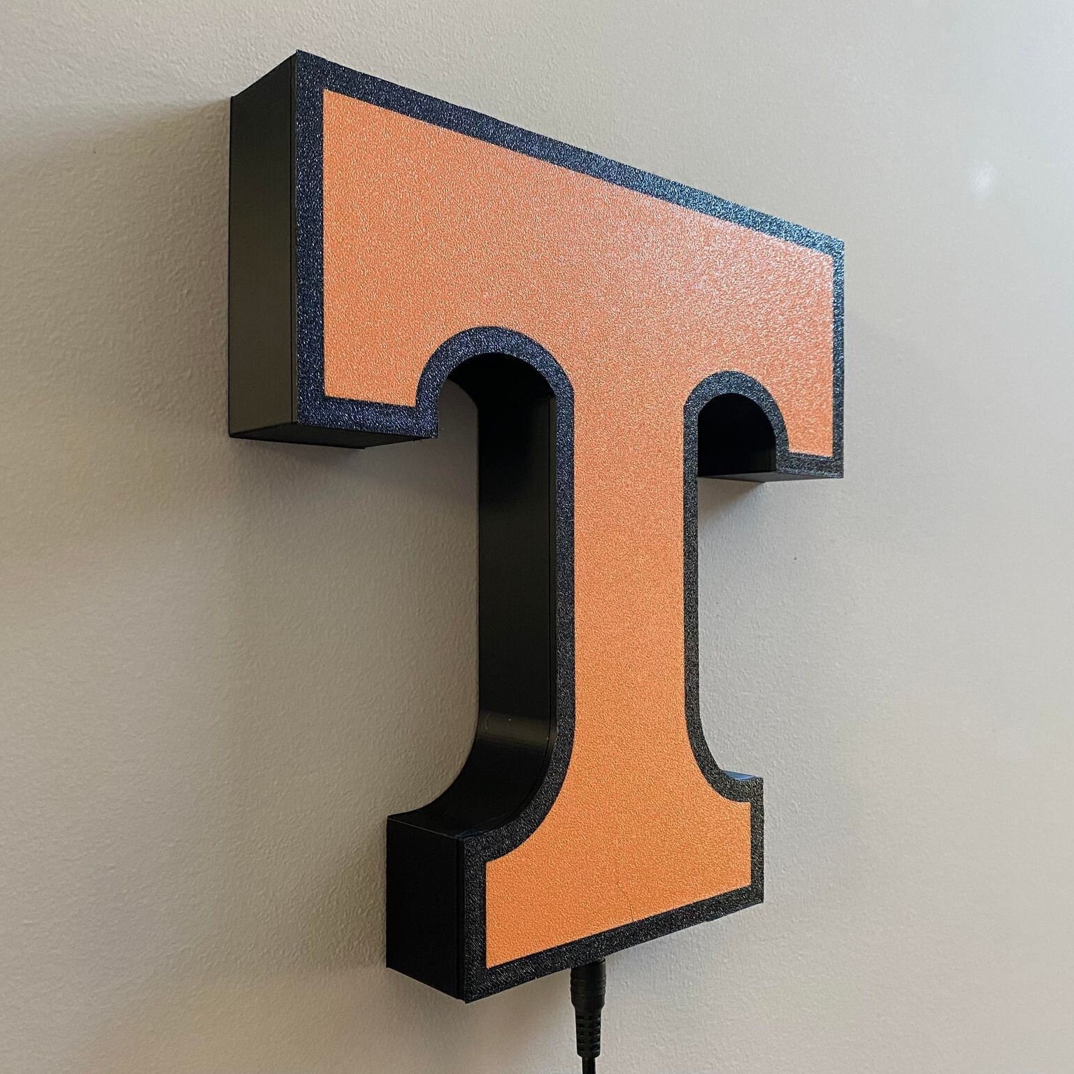 University of Tennessee Power T Logo Volunteers LED Neon