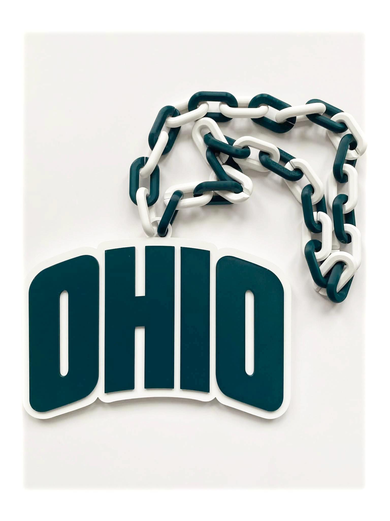Chain Oh Ohio University Arch 3D Printed Drip Hype Chain - 9.95