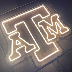 Texas A & M University Aggies LED Neon Sign 20 W x 16 H Official Texas A and M University Licensee Gig Em image 6