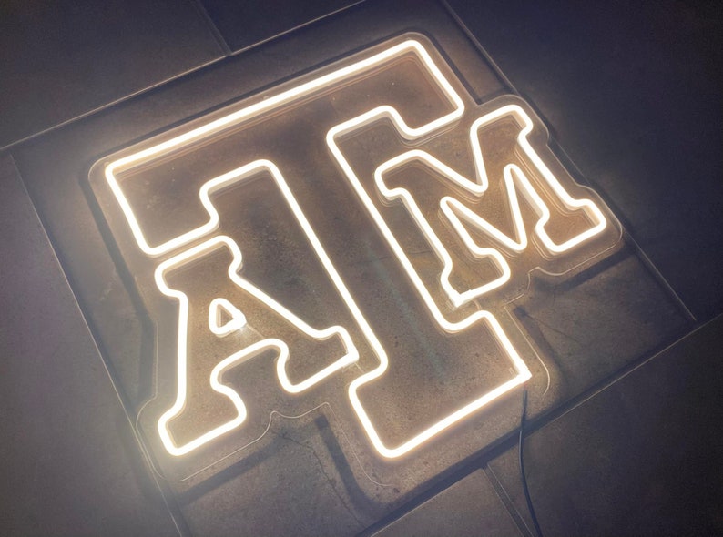 Texas A & M University Aggies LED Neon Sign 20 W x 16 H Official Texas A and M University Licensee Gig Em image 6