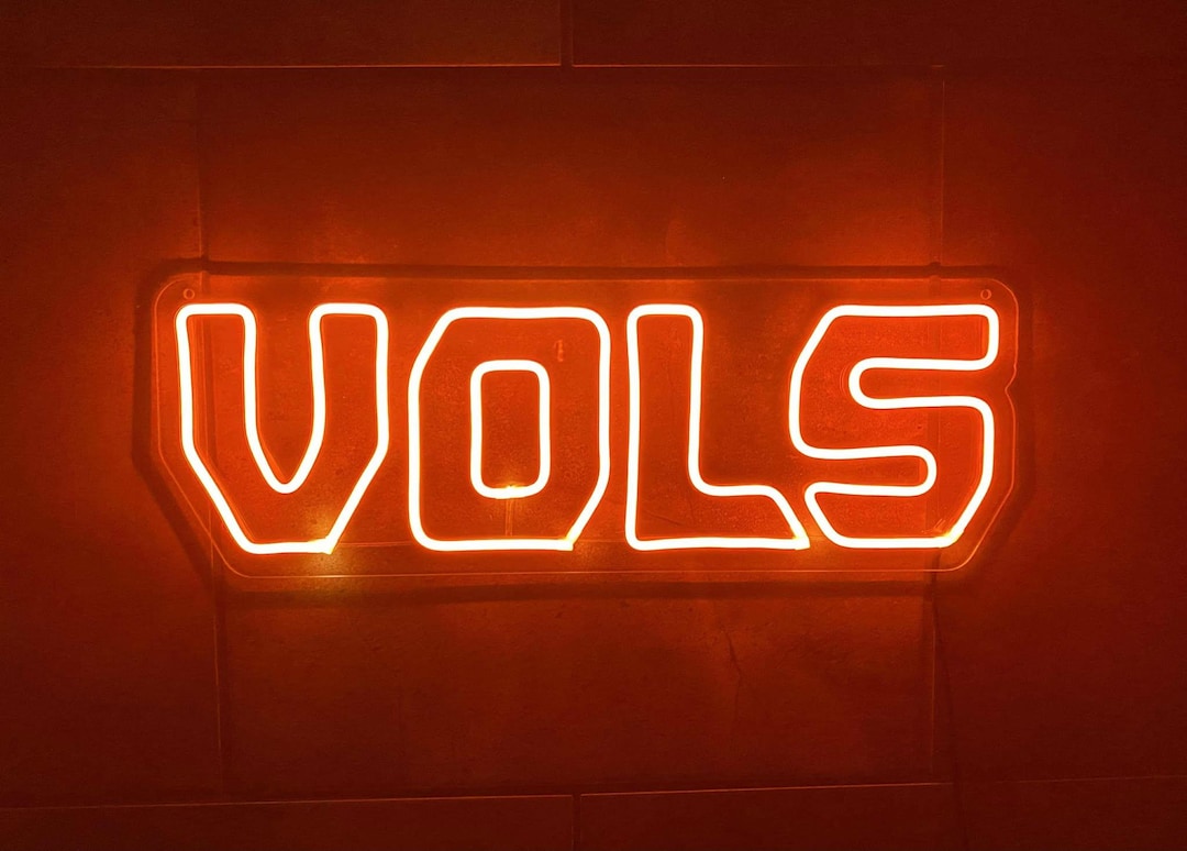 Utk Hand Sign University of Tennessee Block VOLS LED Neon Sign - 23.5
