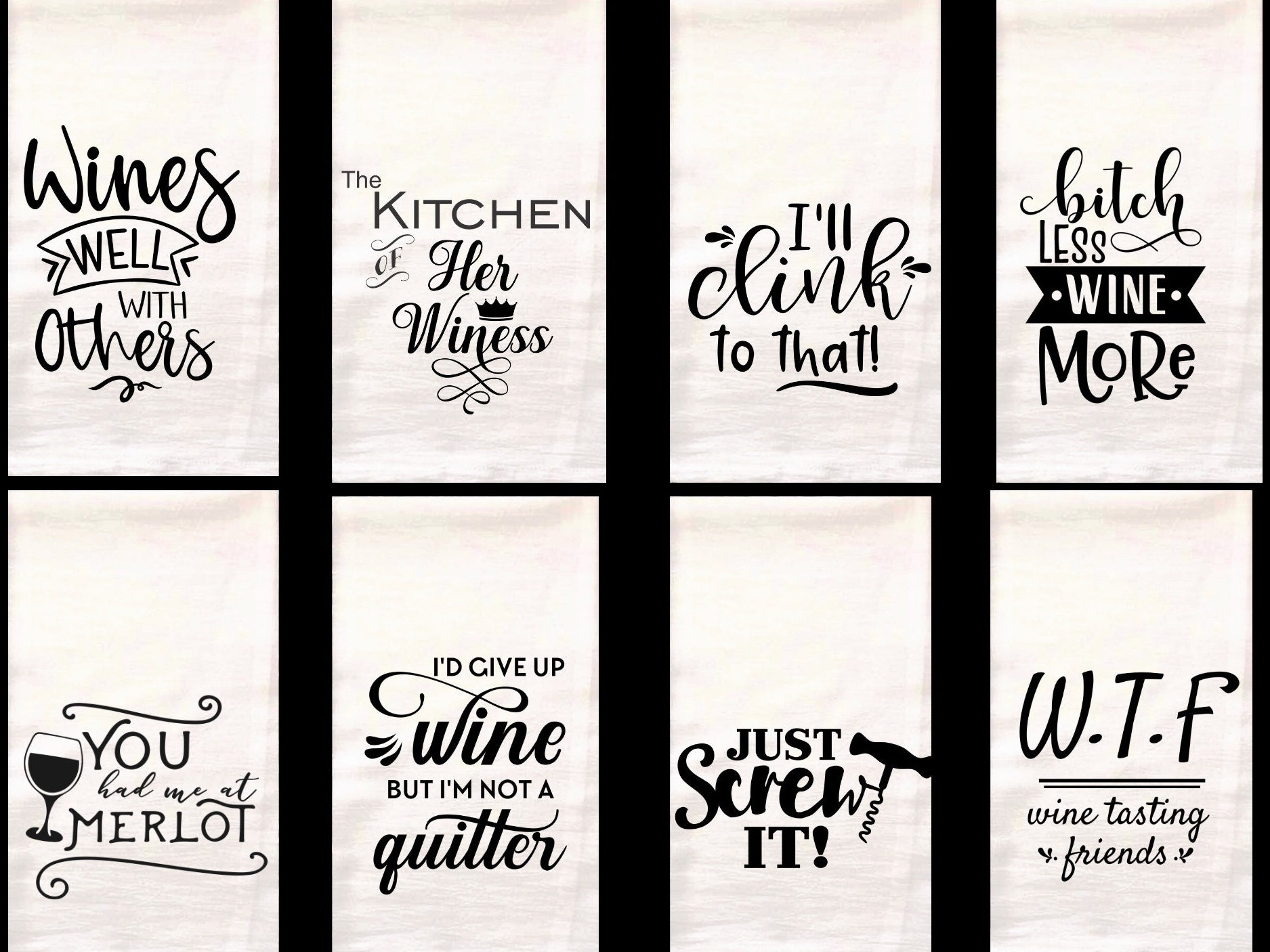 Corks Are for Quitters Towel 18X24 Inch, Funny Kitchen Towels Sayings,  Kitchen F