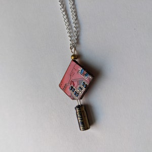 Red GPU Technology Necklace
