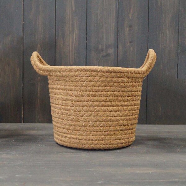 Twine Basket Etsy