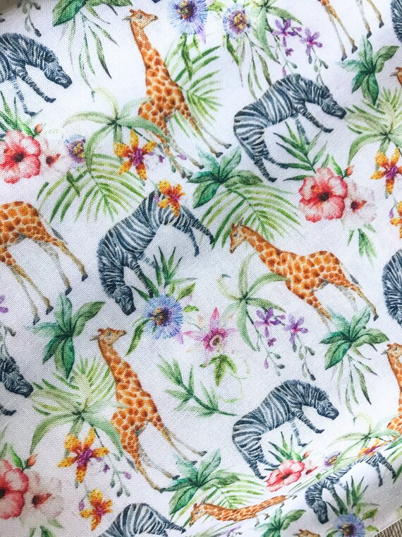 animal print cot sheets