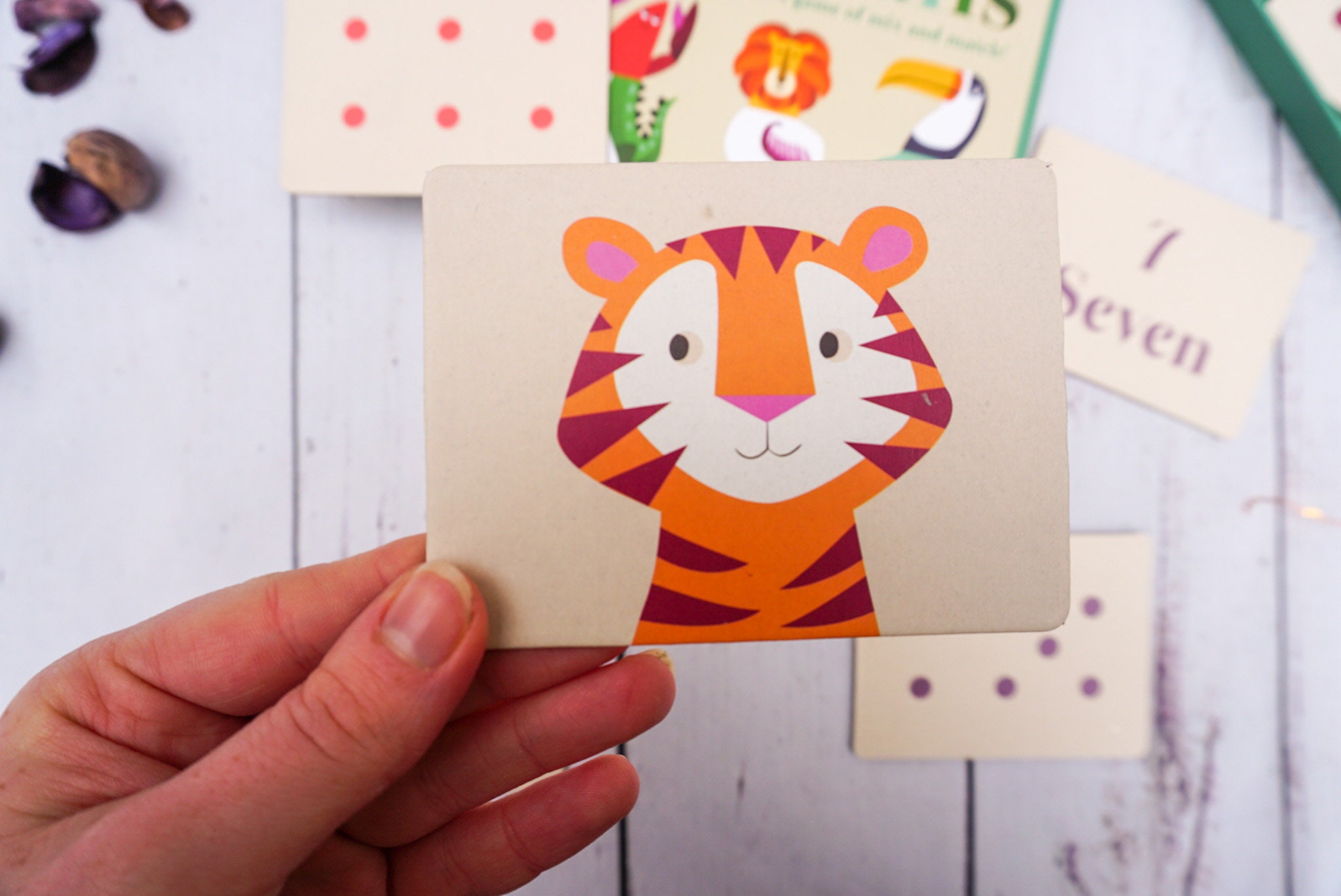 Match Heads and Tails Game / Animal Game / Number Game Etsy