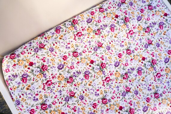 cot sheets floral