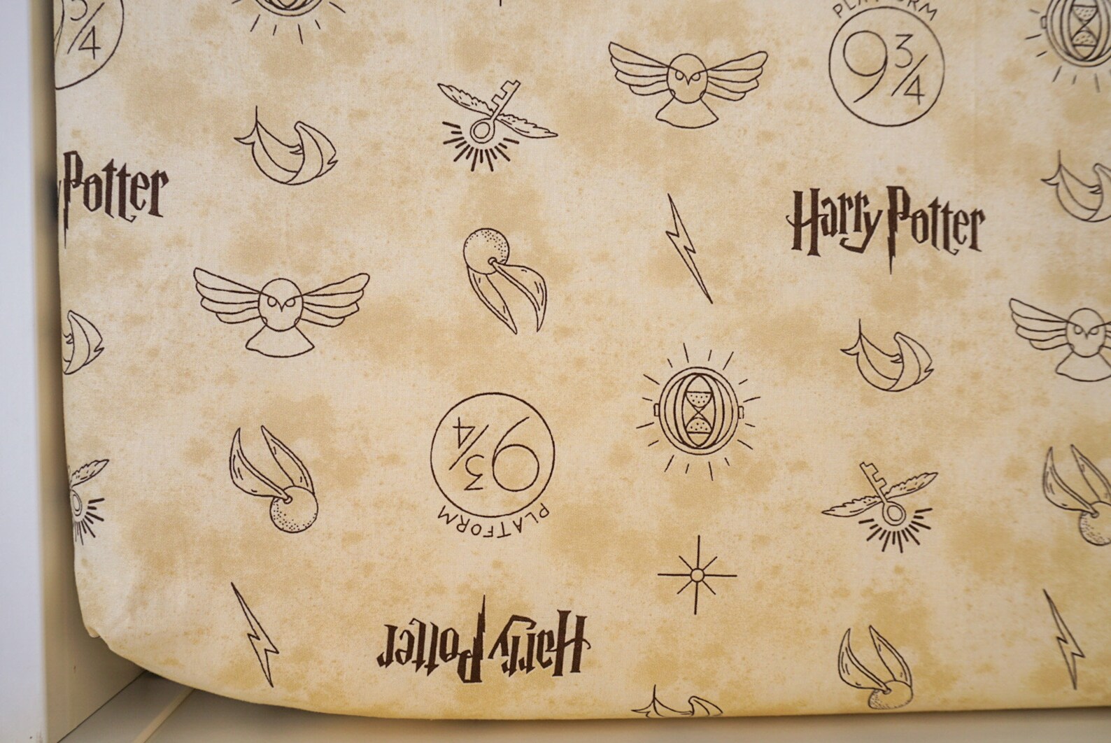 Harry Potter fitted cot sheet nursery/ unisex bedding 100 Etsy