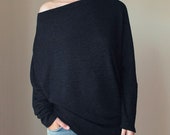 Knit Dress Assymetric Dress Oversize Dress Soft Dress Original Dress Comfortable Dress Maternity Dress Grey Dress Assymetric Tunic Oryginal