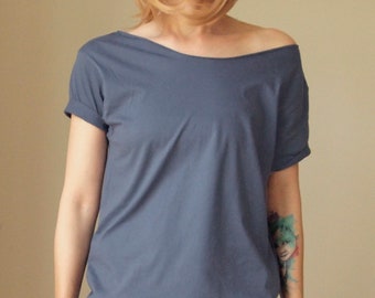 T-shirt violet T-shirt violet T-shirt femme oversize T-shirt T-shirt Oversize Violet Slouchy T-shirt femme