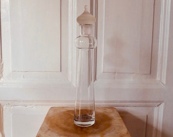Unique Glass Carafe Decanter Vintage