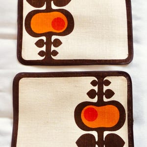 70-tals fyrkantigt bordsset, par, True Vintage