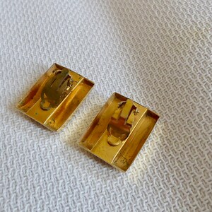 Vintage ear clips earrings true vintage fashion jewelry image 3