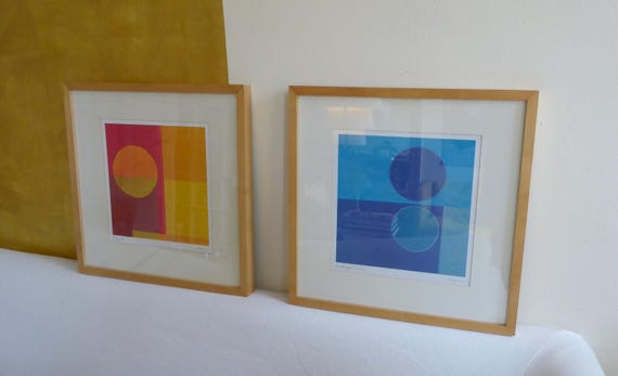 Midnight Moon & Sunset Amaina Picture Pictures Framed