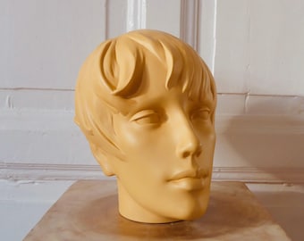Head Sculpture Bust Shop Window Figure Vintage Object