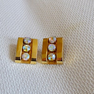 Vintage ear clips earrings true vintage fashion jewelry image 5