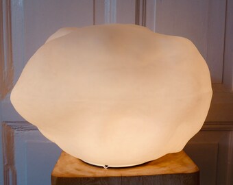 Large Zicoli Stone Table Floor Lamp Light Object André Cazenave Vintage