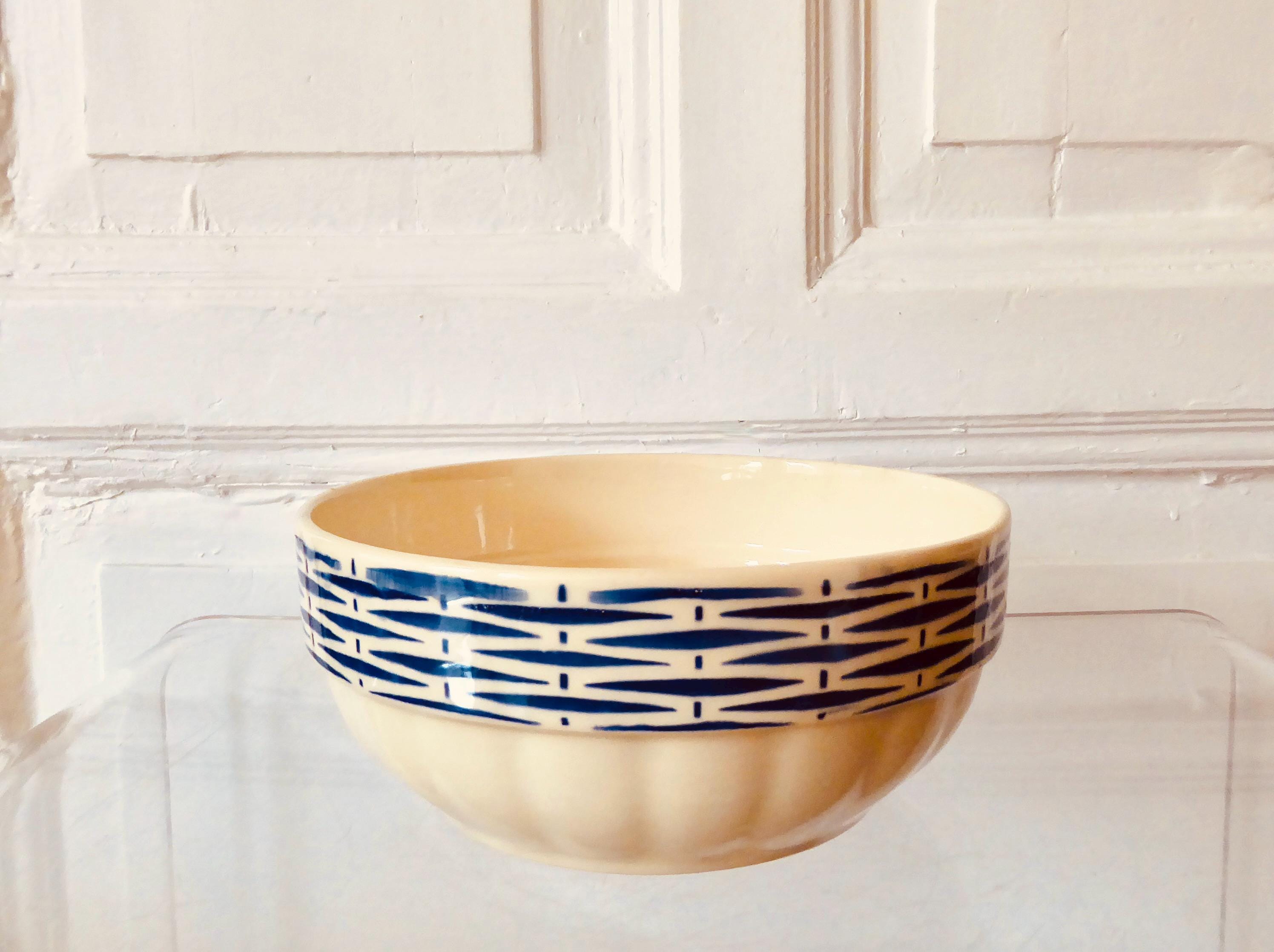 Sarreguemine Pitcher Bowl - Etsy