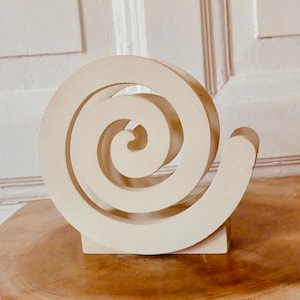 Brief Karten Servietten Halter Ständer Schreibtisch Ablage  Holz Objekt Spirale Vintage