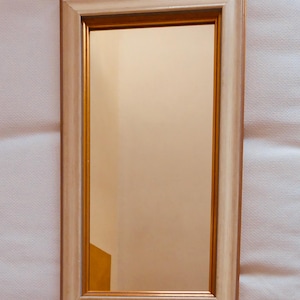 Vintage wall mirror mirror wooden frame object