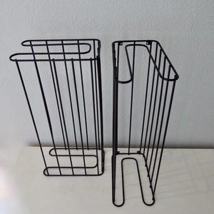 Ikea Frän wardrobe shoe bathroom shelf storage metal Ehlén Johansson 80s black true vintage