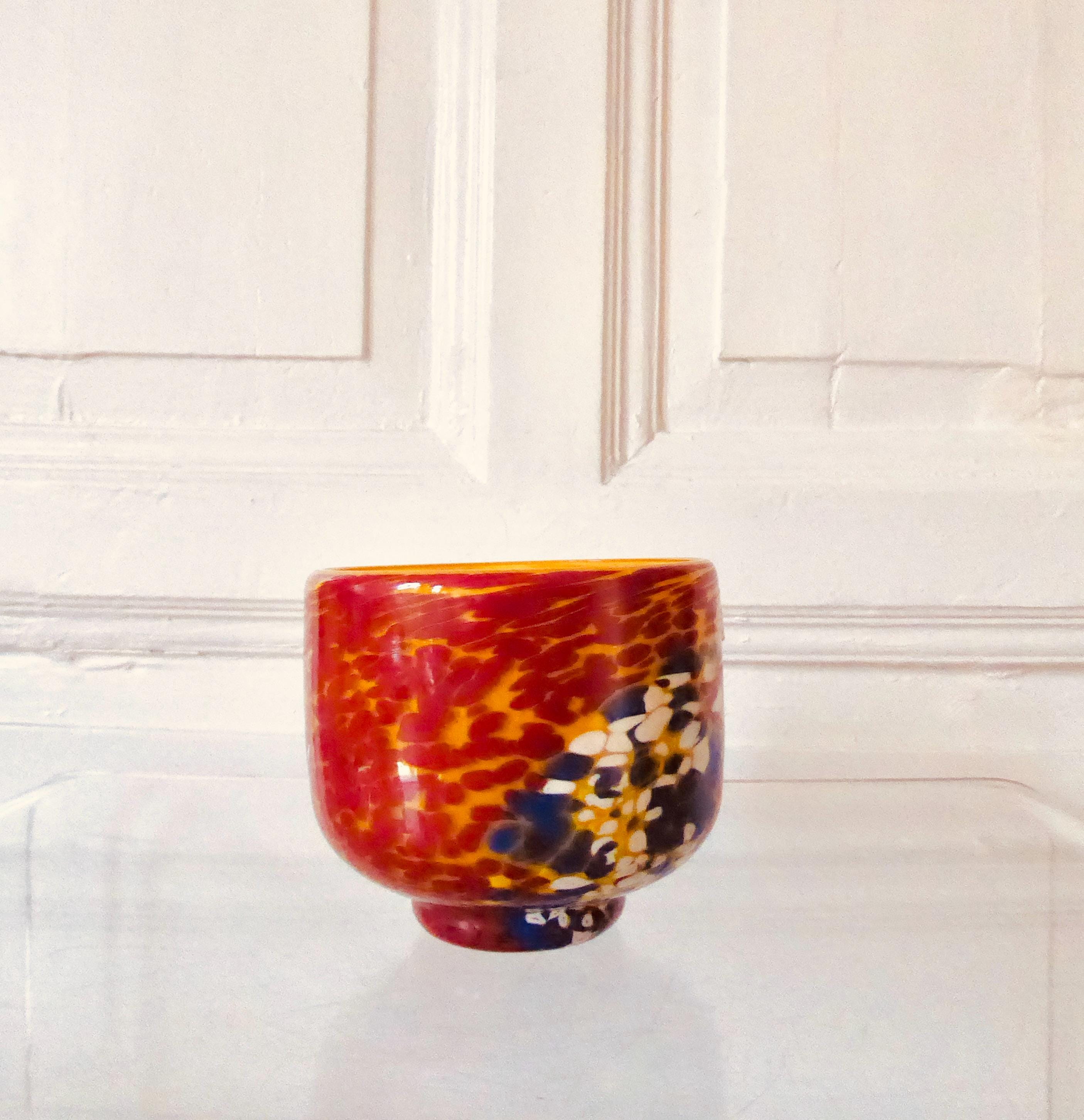 花瓶 ヴィンテージ スペイン ラフィオーレ Lafiore Vintage 瓶 Lafiore Glass - Etsy