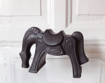 Horse ceramic sculpture Ikea 17335 design figure object Scandinavia Sweden vintage