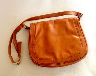 Vintage Leather Hand Crossbody Shoulder Bag