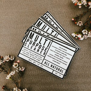 Cleaning labels, 25 pack
