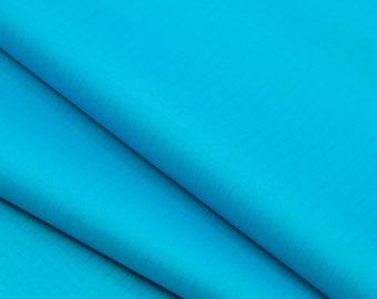 LightWeight Rip-Stop WaterProof Coated Polyester Fabric l Ocean Blue l 2.4oz