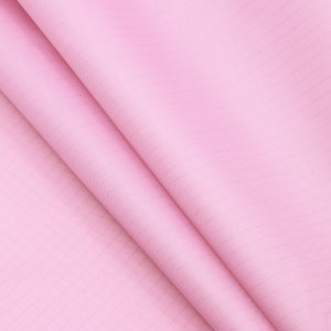 LightWeight Rip-Stop WaterProof Coated Polyester Fabric l Pink l 2.4oz