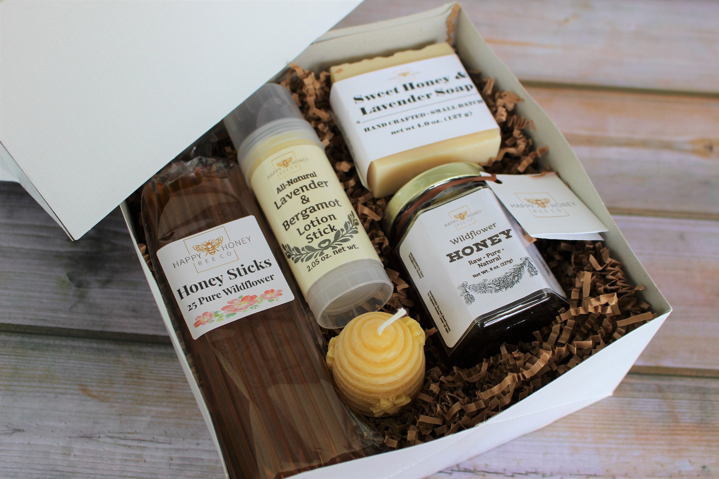 Honey Gift Basket Set from the Hive Ohio Honey Variety Gift Etsy