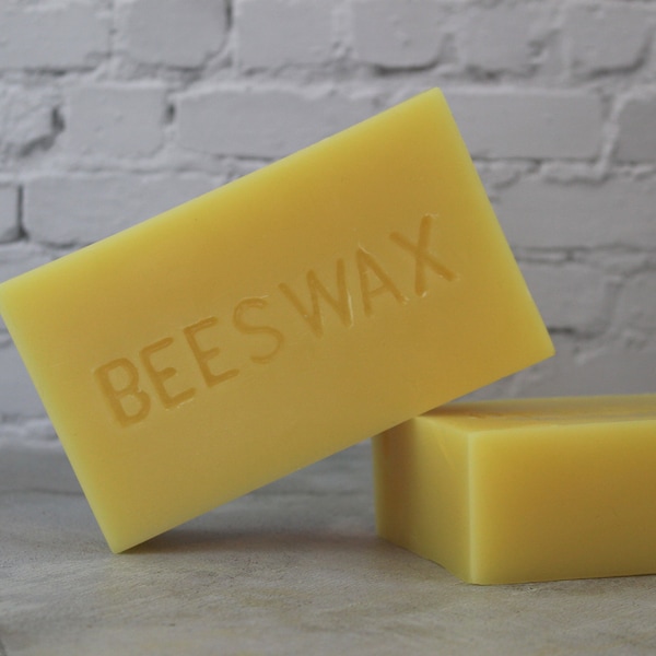 1 lb Pure Beeswax Block, 1 Pound Eco Friendly Natural Craft Bulk Beeswax Supply for Candle Lip Balm Soap Making, Direct from Local Beekeeper