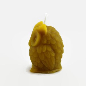 Beeswax Owl Candle Gift Set, Set of 4 Handmade Handcrafted 100% Pure ...