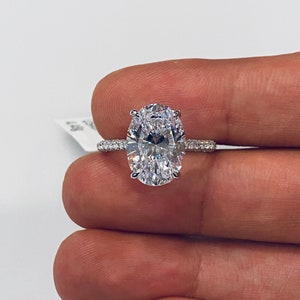 Bishilin Silver Plated Solitaire Engagement Ring Cz Wedding Anniversary Halo Size N 1/2 Bishilin Silver Plated Solitaire Engagement Ring Cz Wedding Anniversary Halo Size N 1/2