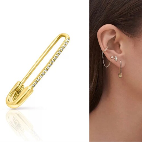 Gold Paper Clip Earrings Paper Clip 