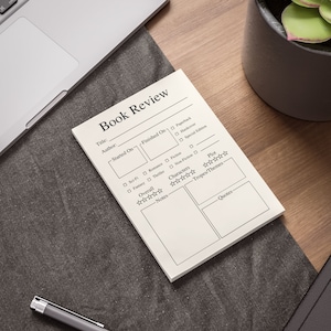 Book Review Notepad-3M Post-It Notes