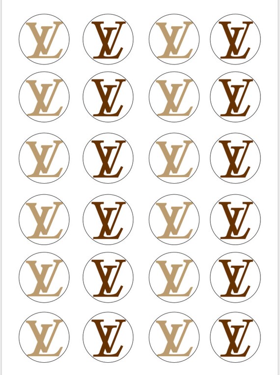 Louis Vuitton Inspire Edible Cupcake Toppers And Icing Sheets Etsy
