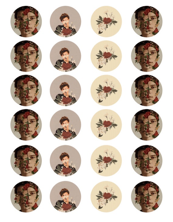 1.5/" PRE-CUT Avengers Mini Edible Icing Cupcake Toppers Sheet of 30