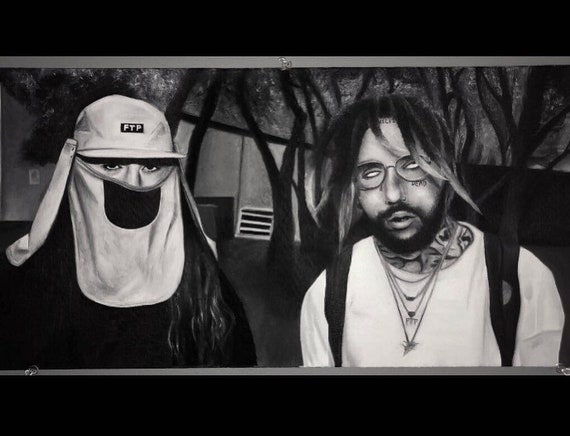 New Pouya Suicide Boys Silk Poster Custom Wall Decor